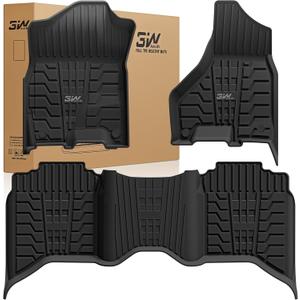 3W Floor Mats for 2019-2026 Ram 2500/3500 Crew Cab with Bucket Seat