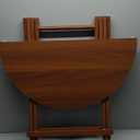 Extendable Dining Table, Wood Kitchen Table, Round Dining Room Table, Folding Dining Kitchen Table, No Installation Required, Brown Dinner Table, Space Saving(100x72cm/39.3x28.3in)