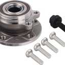 MACEL 513253 Wheel Bearing Hub Assembly Fit for Audi A3 Quattro Q3 TT 12-18 VW Beetle 09-17 CC 07-16 Eos 10-14 Golf 12-13 Golf R 10-14 GTI 05-18 Jetta Passat 08 R32 Rabbit Tiguan w/ABS