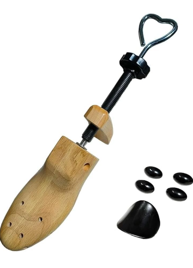 Brand: yangjietf4.24.2 out of 5 stars(85)shoe stretcher shoe stretcher men shoe stretcher women, Wooden shoe Trees Adjustable Length & Width for Men and Women.
