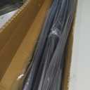 Tension Curtain Rod 51-126 Inch, Long Curtain Rod No Drilling for Window or Bathroom, Outdoor Curtain Rods for Patio Tension Rods, Easy to Install, Never Rust, Rod Diameter 1.26 Inches - Black