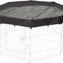 MidWest Homes for Pets Octagon Exercise Pen Fabric Mesh Top