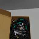 Black Bungee Cords with Hooks 36 inch Heavy Duty, 4-Piece Carabiners Style, 5/16 inch Diameter