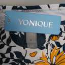 Yonique Womens Two Piece Swimsuits Tummy Control Tankini Plus Size Bathing Suit Halter V Neck Swimwear, Size L+M