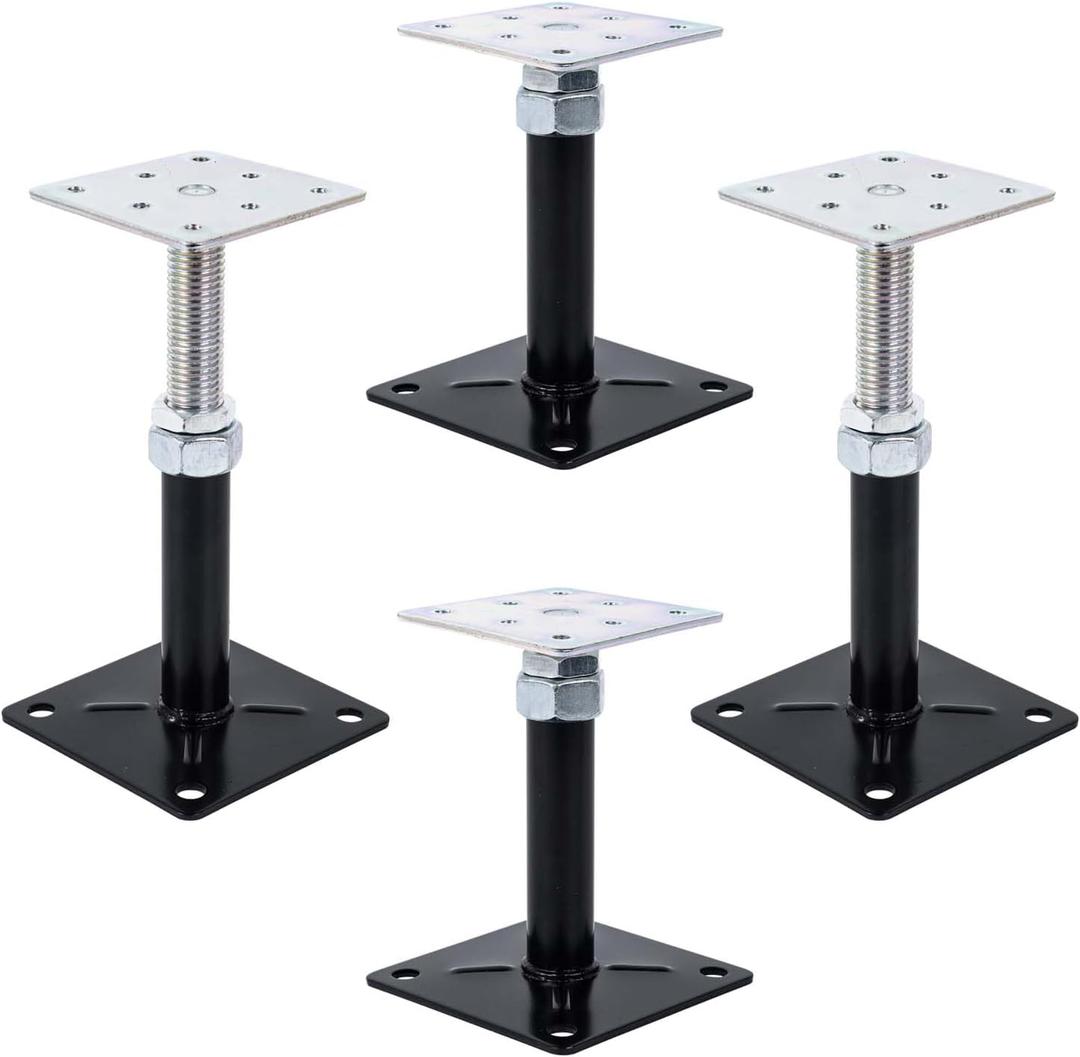 4-Pack Floor Jacks,Floor Straightener,Adjust Supports,Lift Supports,Level Supports,Adjustable House Jack for The Floor,Post 5" to 8"