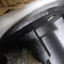 Fifth Wheel to Gooseneck Cushioned Trailer Hitch Adapter - 12" to 16" Adjustable Height Converter Gooseneck Trailer Hitch Adapter (Black)