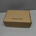 Amazon Essentials Women's Flatform Thong Sandals (8, White Faux Leather)