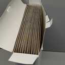 HAUTOCO 12 Pack Trifold Poster Board 26'' x 15.74'' Medium Tri Fold Project Boards White Corrugated Presentation Cardboard for Science Fairs, School Projects, Event Displays, Business