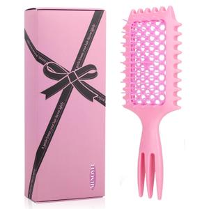 Curly Hair Brush, Curly Hair Comb for Shaping&Defining,Vented Hair Brush for Wet or Dry Hair Detangling Brush,MInovel