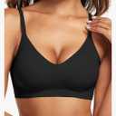 Vertvie Womens Seamless Bra No Underwire Comfort Push Up Bras Buttery Soft Wireless Bralette Full Coverage Sport Everyday Bra XL