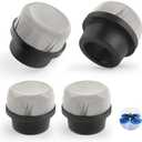 4 PCS 190106Z Air Bleeder Screen Cap for Clear Plus Pentair Clean EasyClean D.E. Quad D.E Filters Stainless Steel Pool Filter Air Bleeder Screen Filter Cap Replacement Parts for Air Valve Strainer Cap
