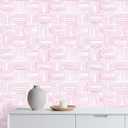 Modern Peel and Stick Wallpaper A Set of 17.3"x120" Boho Pink Contact Paper Removable Self-adheisve Wallpaper for Cabinets Shelf Drawer Bedroom Wall Decor