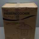 MegaChef 12 Quart Digital Pressure Cooker with 15 Preset Options and Glass Lid, Silver