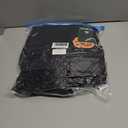 Kuoser Large Dog Coat, Windproof Jackets for Large Dogs, Warm Doggie Coat with Harness Built in, Dog Cold Weather Coats Snow Jacket for Labrador Beagle, Black XXL (XXL (Chest Girth: 35.4''))