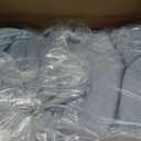 PartyVillage 10 Panels 5ftx30ft Dusty Blue Ceiling Drapes for Wedding Party, 60"W x 360"L