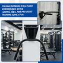 Zonon Wall Mount Dip Station Dip Bar Heavy Duty Wall Mount Pull up Bar for Home Gym Power Strength Training Workouts L Sits Knee Raises Gymnastics and Upper Body Fitness Training Max Capacity 400 lb