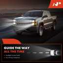 A-Premium Headlight Switch Compatible with Dodge Durango 1998, Ram 1500 2500 3500 Pickup 1998, Dakota 1997-1998 & Jeep Cherokee 1994-1996, Without Fog Lights, Replaces 68148078AA 88924264
