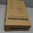 PRAKI Cereal Containers Storage Set (4L,135.2 Oz), 4PCS Airtight Food Storage Containers with Pour Spout for Kitchen & Pantry Organization Cereal Dispensers with 20 labels, Measuring Cup & Marker