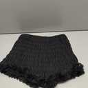 Ruffle Shorts Womens Bloomers Y2k Shorts Tiered Micro Booties Summer Women Ruffle Underwear Women (Small, 1pcs-black)