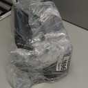 WOPITUES Floating Shelves for Wall with Cube Shelf, Wall Shelves with Metal Rail for Bathroom Decor, Bathroom Organizers and Storage, Over Toilet Shelves for Toilet Paper-Black (15.7 inch)