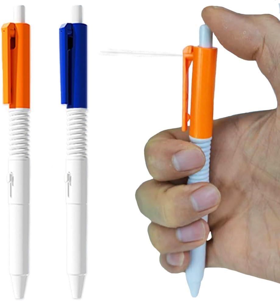2PCS Funny Pen That Sprays Water Creative Pens Prank Spray Squirt Gun Novelty Fake Water Gun for Pranks and Tricks Writing and Spraying