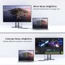 QGeeM USB C to HDMI Adapter 4k, 7 in 1 USB C Dongle with 100W Power Delivery, 3 USB 3.0 Ports, SD/TF Card Reader, Compatible for MacBook, iPad, HP, Dell XPS and More Type C Devices