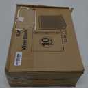 SUNEE 3 Ring Binder 1.5 Inch 10 Pack, Clear View Binder Three Ring PVC-Free (Fit 8.5x11 Inches) for School or Office Supplies, White