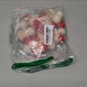 Christmas Felt Ball Garlands, Christmas Colorful Pom Pom Garlands for Winter Holiday Decorations Christmas Tree Decor Xmas Holiday Party Birthday Banner (Red White Mint)