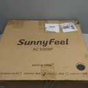 SUNNYFEEL Camping Directors Chair, Heavy Duty,Oversized Portable Folding Chair with Side Table, Pocket for Beach, Fishing,Trip,Picnic,Lawn,Concert Outdoor Foldable Camp Chairs (Black Grey)
