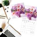 Graphique 2024 Garden Bouquets Mini Wall Calendar | 7 x 7 | Thick Paper | Home & Office Organizer | Large Monthly Grid | 3 Languages & Marked Holidays | 4 Month Preview Page for 2025