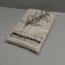 decorUhome Spring Decorative Linen Euro Sham Throw Pillow Covers 22x22 Inch Set of 2 Natural Beige Pillow Covers with Flange Edges Soft Farmhouse Boho Accent Pillow Cases for Couch Bed Living Room