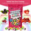 2 x Fusion Select 480g Rainbow Bean Candy - Assorted Freeze Dried Candy Pack with Wildberry Flavors - Dehydrated, Crunchy, Colorful Treats & Snacks for Kids & Adults - Packed in a Resealable Pouch (EXP 2026-02)
