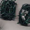 BrizLabs Clear Christmas Lights Outdoor 300 Count 69.6ft Incandescent Christmas Lights Connectable Warm White Light String UL Certified Xmas Mini Light Green Wire for Indoor Tree Holiday Party Decor