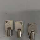 (3) KeyPower 2001-2100 Keys for Sentry Safe Lock Boxes, Tubular Barrel Round Ace Key, Pre-Cut to Your Code: 2030