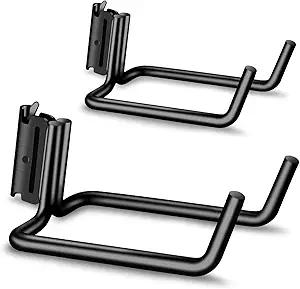4 Pack E-Track J Hook Hanger with Tie Down Anchor for E Track Accessories for Enclosed Trailer Cargo Tie Down Systems in Trucks, Trailers