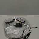 zoegi 500ft Outdoor LED Strip Lights Waterproof,Music Sync RGB IP68 Outside Led Light Strips Waterproof with App and Remote,Exterior Led Rope Lights for Deck,Balcony,Roof,Garden,Pool (500FT)