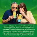 Golden Tiger Turmeric Sparkling Lemonade, Lemon Lime – Curcumin & Ginger for Inflammation – Organic Wellness Drink with Superfoods & Antioxidants for Recovery, Immunity, Gut Health - 4g Sugar, 20 Calories (12-pack) BBD 10/02/26