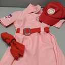 Morph - Pink Baseball Player Costume For Kids, Softball Halloween Costumes For Girls, Movie Character Costumes Toddler (12-14 Years)