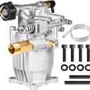 YAMATIC 3/4" Shaft Horizontal Pressure Washer Pump 3400 PSI 2.5 GPM Replacement Pump for Power Washer Compatible with Homelite, Troybilt, Simpson, Karcher, Honda GC160 GC190, AR RMV 2.5G30