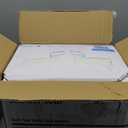 Hospeco Flushable Toilet Seat Covers - 1000 Pcs, 4 Packs of 250 - Disposable Paper Discreet Seats for Commercial Wall Dispenser, 16.75 x 14.25 Half-Fold, White