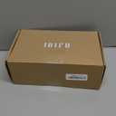 IDIFU IN2 Women's Pumps Closed Round Toe Low Block Chunky Heels Short Small Thick Heels Wedding Bridal Homecoming Work Prom Dress Shoes for Women Comfortable Cute Dressy Formal Classic Pumps Shoes (7.5)