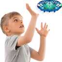 Force1 Scoot Hand Operated Drone for Kids or Adults - Hands Free Motion Sensor Mini Drones, Easy LED Indoor Rechargeable UFO Toy Flying Orb Ball Drone Toys for Boys and Girls (Blue)