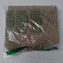 Reyox Chenille Bath Mat, Toilet Rugs U Shaped, Soft Plush Bath Bathroom Rug, Absorbent Shaggy Bathroom Contour Rug Apricot 19.7"x15.7"