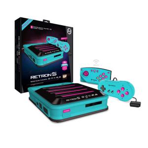 Hyperkin RetroN 5 HD Retro Gaming Console HDMI Hyper Beach Turquoise (Gray)