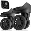 Luggage Wheels Replacement Wheel for Luggage Suitcase Repair 360 Rotating Suitcase Replacement Wheels with 5 Mounting Holes H899