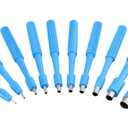 Disposable Biopsy Punch Curettes - Box of 10 - Sterile Biopsy Dermal Punch Curette for Piercing with Protective Handle (2 mm)