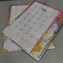 2 x 2026 Calendar, 2026 Wall Calendar, 18 Month Wall Calendar 2026-2027, January 2026 to June 2027 Calendar with Twin-Wire Binding, Hanging Hook and Julian Dates, 11" X 8.5" (Colorful)