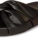 Amazon Essentials Women's Twist Slide Sandal, Slip On, Summer, Black, 9