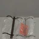 Cabinet Hook Mug Holder - Hanging Coffee Cup Rack for Kitchen, Under Cabinets Metal Hangers Organizer Shelf Storage Utensil (Brown)