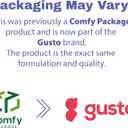 GUSTO [8 oz. - 25 Count Kraft Paper Food Containers with Vented Lids - To Go Hot Soup Bowls, Disposable Ice Cream Cups, Ideal for Hot and Cold Foods - (Formerly Comfy Package)